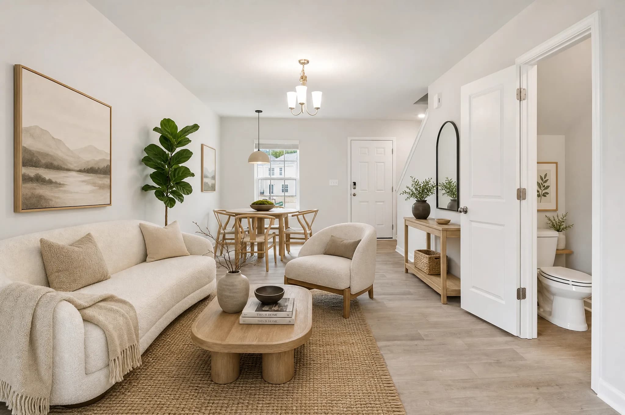 VS-06 first Agent Lens Organic Modern virtual staging output