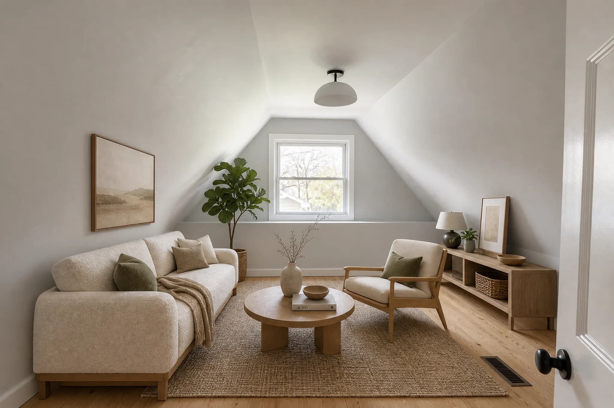 VS-05 first Agent Lens Organic Modern virtual staging output