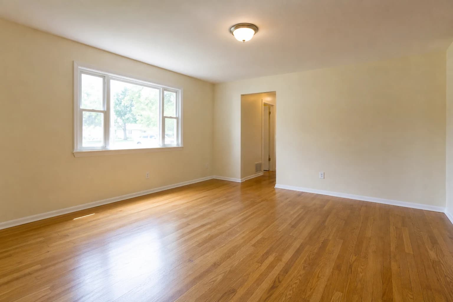 VS-01 Living room source before virtual staging