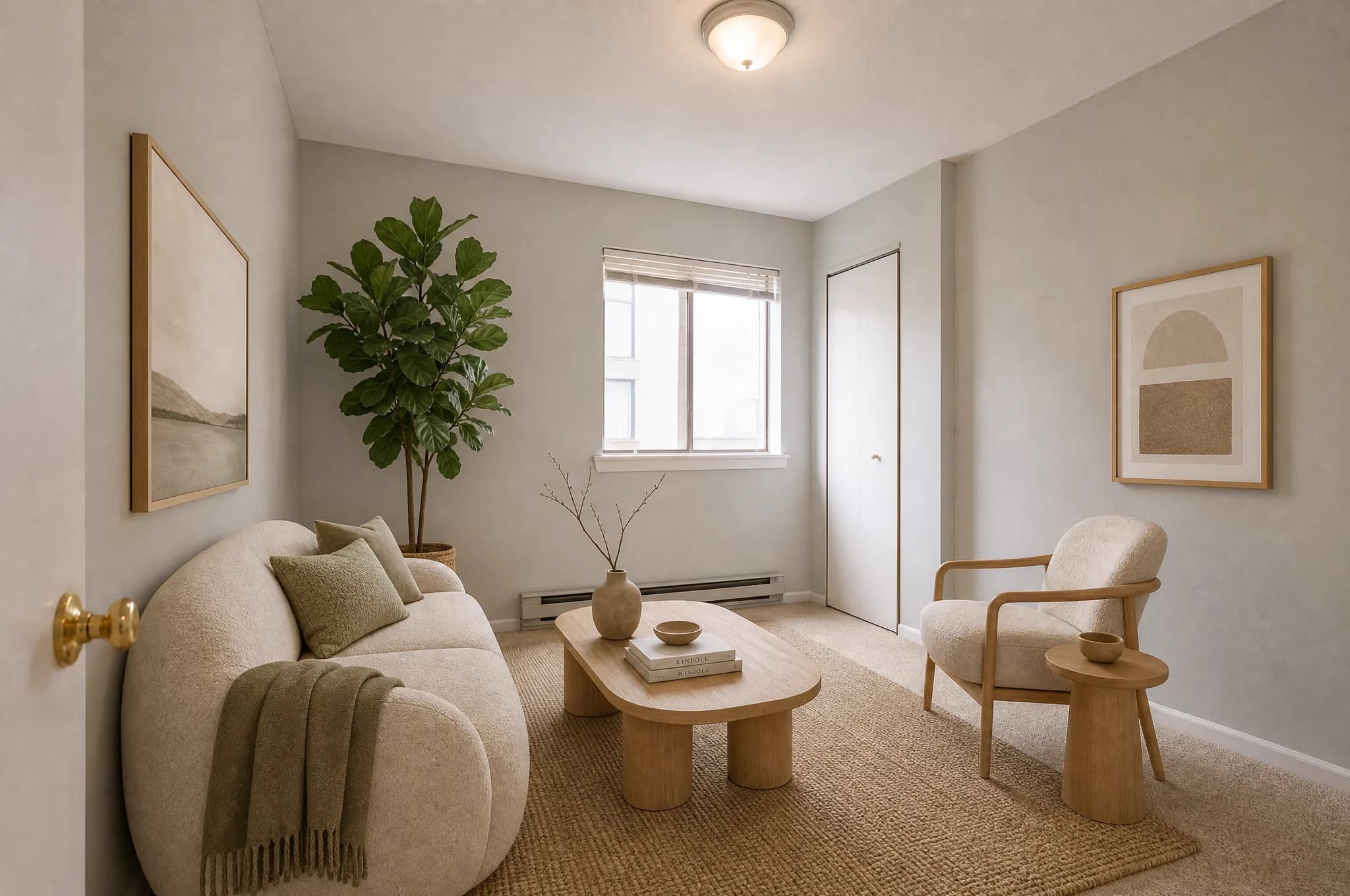 VS-02 first Agent Lens Organic Modern virtual staging output